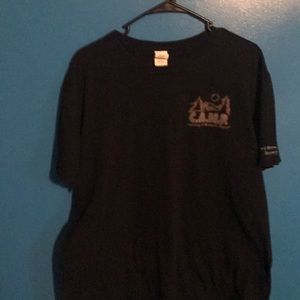 Men’s Large Black Camping Shirt